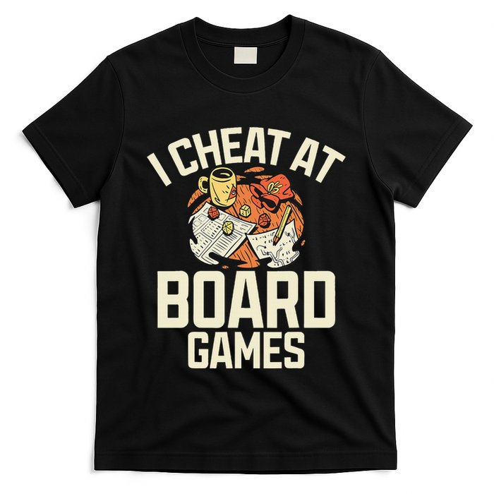 Board Games Dice Design For Tabletop Player Game Night Host T-Shirt