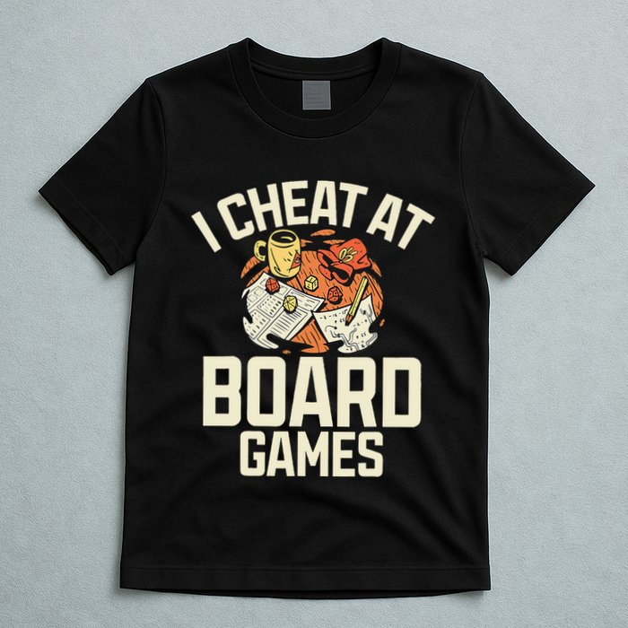 Board Games Dice Design For Tabletop Player Game Night Host T-Shirt