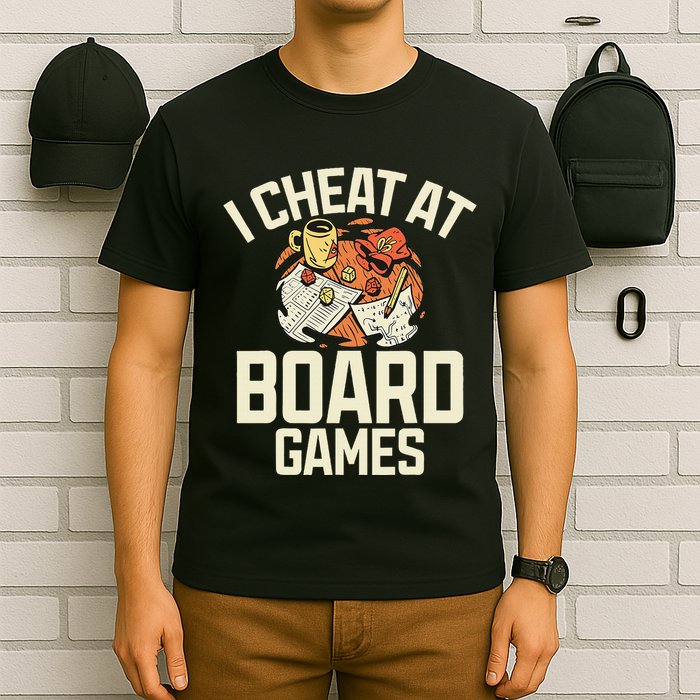 Board Games Dice Design For Tabletop Player Game Night Host T-Shirt