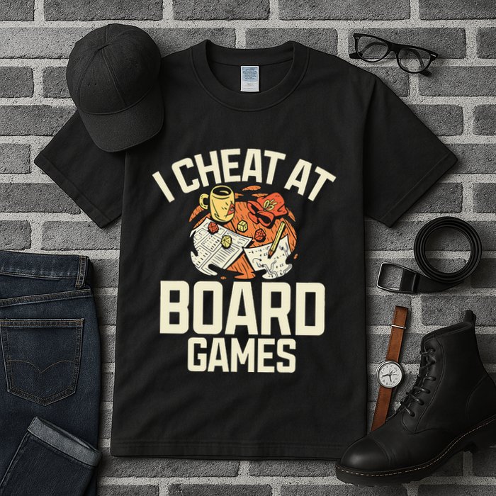 Board Games Dice Design For Tabletop Player Game Night Host Tall T-Shirt