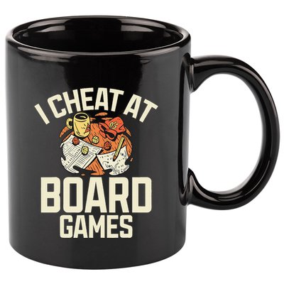 Board Games Dice Design For Tabletop Player Game Night Host 11oz C Handle Ceramic Mug