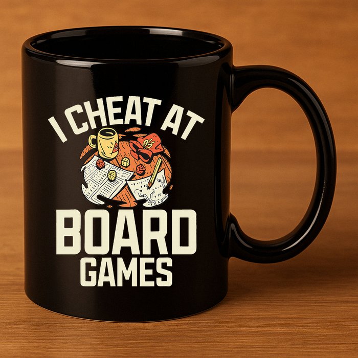 Board Games Dice Design For Tabletop Player Game Night Host 11oz C Handle Ceramic Mug