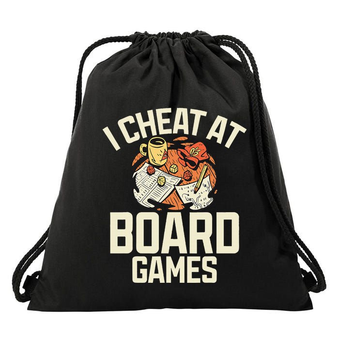 Board Games Dice Design For Tabletop Player Game Night Host Drawstring Bag