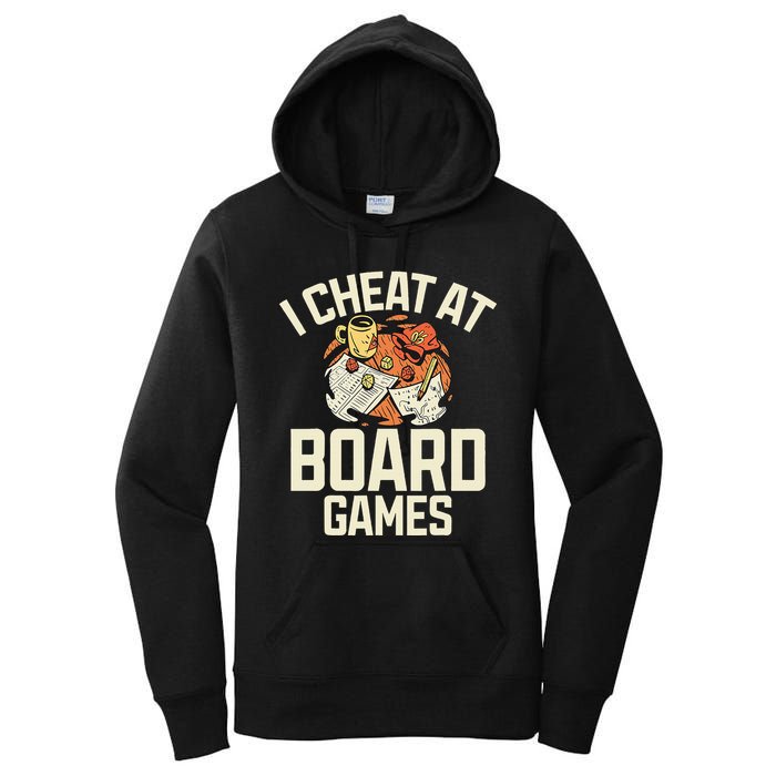 Board Games Dice Design For Tabletop Player Game Night Host Women's Pullover Hoodie