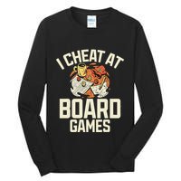 Board Games Dice Design For Tabletop Player Game Night Host Tall Long Sleeve T-Shirt