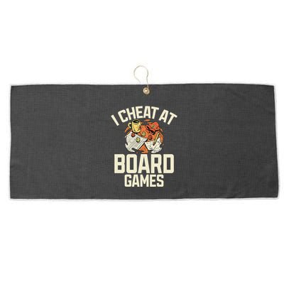 Board Games Dice Design For Tabletop Player Game Night Host Large Microfiber Waffle Golf Towel