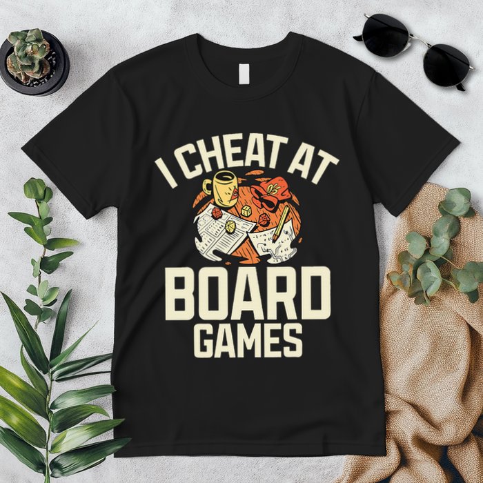 Board Games Dice Design For Tabletop Player Game Night Host Premium T-Shirt
