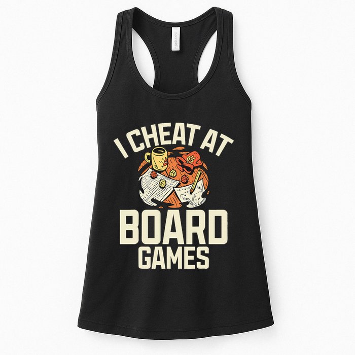 Board Games Dice Design For Tabletop Player Game Night Host Womens Tank Top