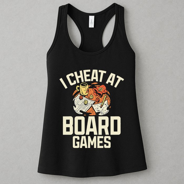 Board Games Dice Design For Tabletop Player Game Night Host Womens Tank Top