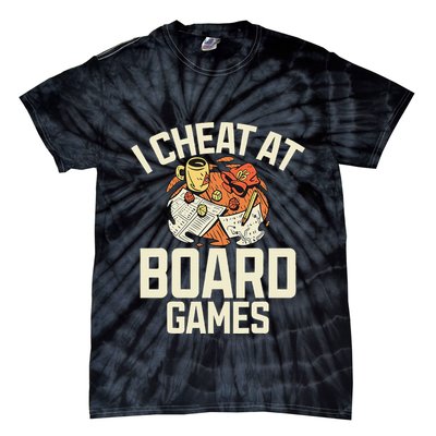 Board Games Dice Design For Tabletop Player Game Night Host Tie-Dye T-Shirt