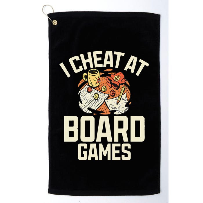 Board Games Dice Design For Tabletop Player Game Night Host Golf Towel