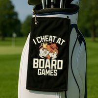 Board Games Dice Design For Tabletop Player Game Night Host Golf Towel
