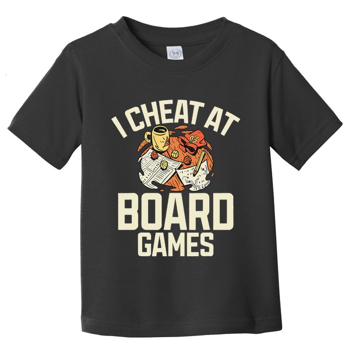 Board Games Dice Design For Tabletop Player Game Night Host Toddler T-Shirt