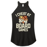 Board Games Dice Design For Tabletop Player Game Night Host Women's Perfect Tri Rocker Tank