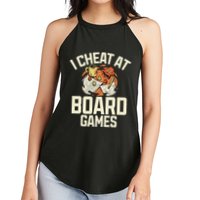 Board Games Dice Design For Tabletop Player Game Night Host Women's Perfect Tri Rocker Tank
