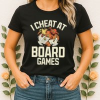 Board Games Dice Design For Tabletop Player Game Night Host Womens T-Shirt