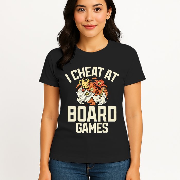 Board Games Dice Design For Tabletop Player Game Night Host Womens T-Shirt