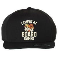 Board Games Dice Design For Tabletop Player Game Night Host Wool Snapback Cap