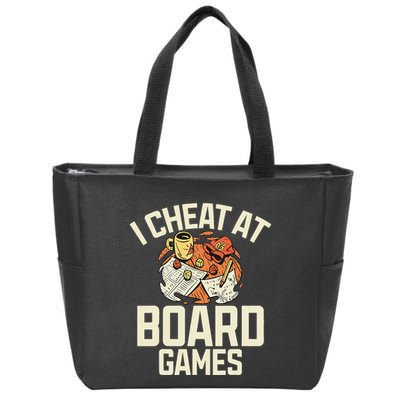 Board Games Dice Design For Tabletop Player Game Night Host Zip Tote Bag
