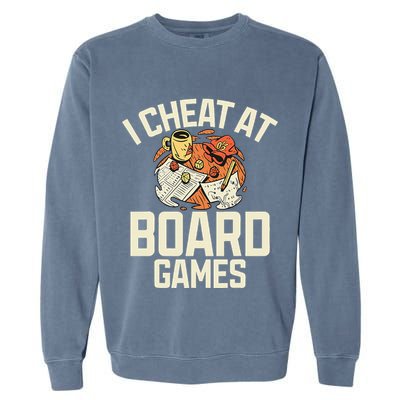 Board Games Dice Design For Tabletop Player Game Night Host Garment-Dyed Sweatshirt