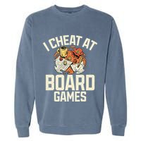 Board Games Dice Design For Tabletop Player Game Night Host Garment-Dyed Sweatshirt