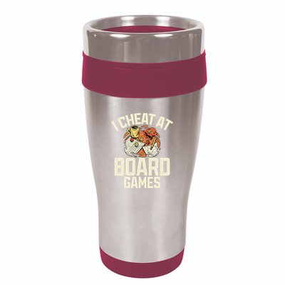 Board Games Dice Design For Tabletop Player Game Night Host 16oz Travel Tumbler
