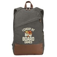 Board Games Dice Design For Tabletop Player Game Night Host Cotton Canvas Backpack