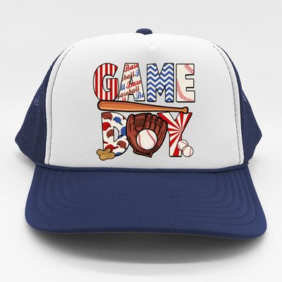 Baseball Game Day Trucker Hat