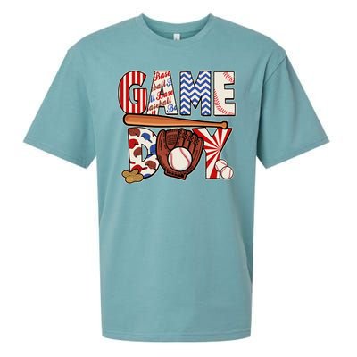 Baseball Game Day Sueded Cloud Jersey T-Shirt