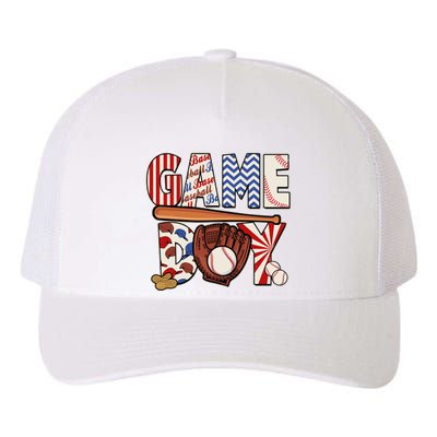 Baseball Game Day Yupoong Adult 5-Panel Trucker Hat