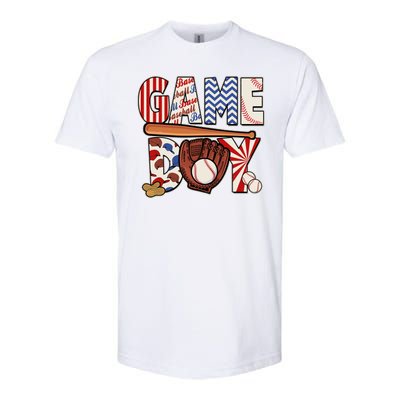 Baseball Game Day Softstyle® CVC T-Shirt