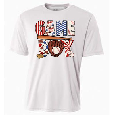 Baseball Game Day Cooling Performance Crew T-Shirt