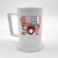 Baseball Game Day Beer Stein