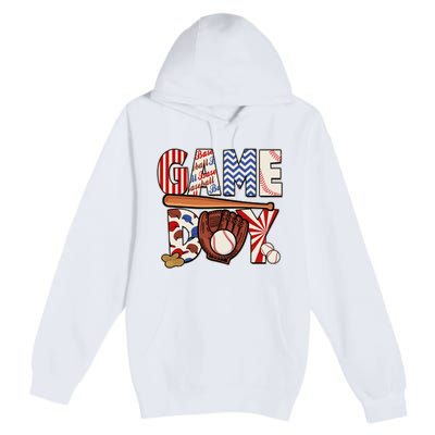 Baseball Game Day Premium Pullover Hoodie