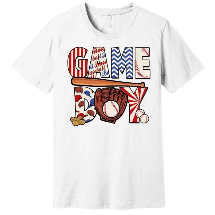 Baseball Game Day Premium T-Shirt