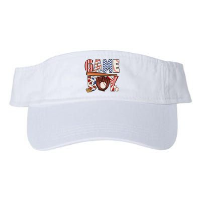 Baseball Game Day Valucap Bio-Washed Visor