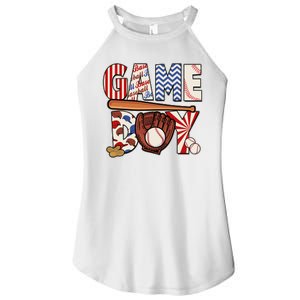 Baseball Game Day Women's Perfect Tri Rocker Tank