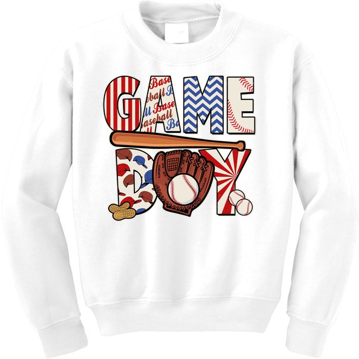 Baseball Game Day Kids Sweatshirt