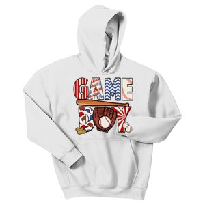 Baseball Game Day Kids Hoodie