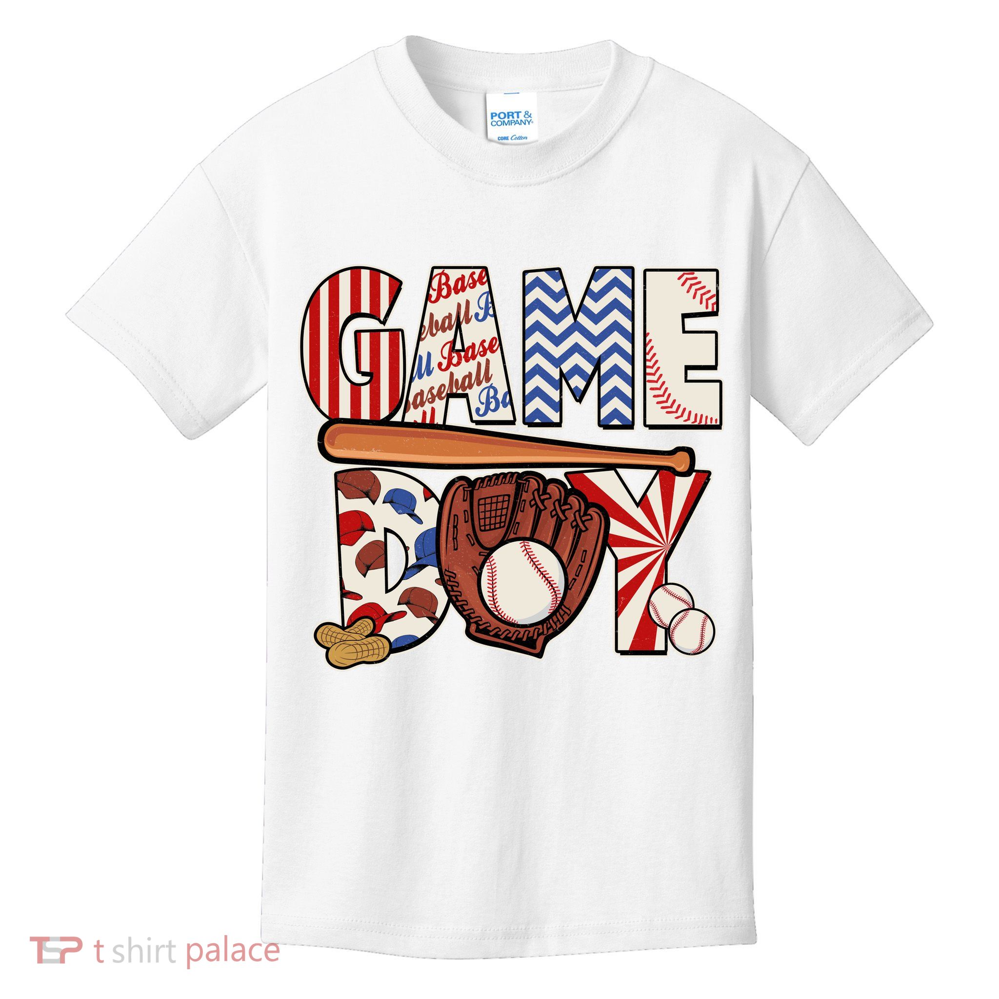 Baseball Game Day Kids T-Shirt