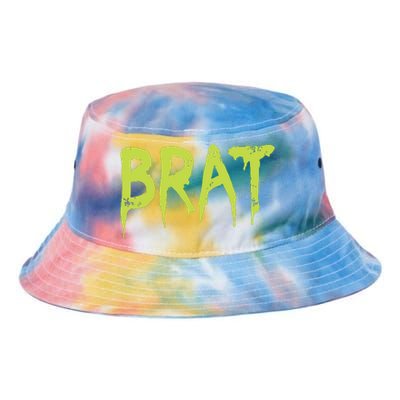 Brat Grunge Distressed Tie Dye Newport Bucket Hat