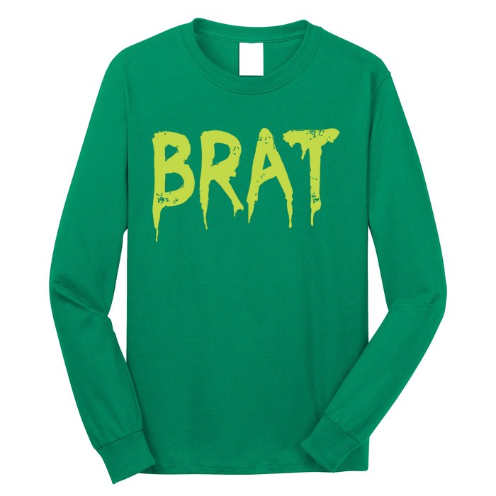 Brat Grunge Distressed Long Sleeve Shirt