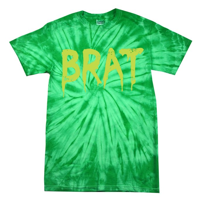 Brat Grunge Distressed Tie-Dye T-Shirt