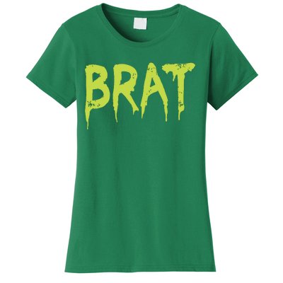 Brat Grunge Distressed Women's T-Shirt