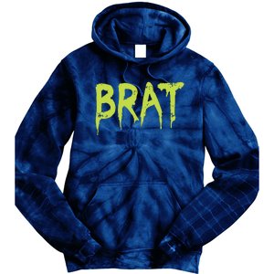 Brat Grunge Distressed Tie Dye Hoodie