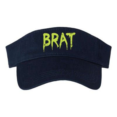 Brat Grunge Distressed Valucap Bio-Washed Visor