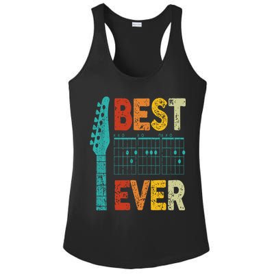 best guitar dad ever chords best dad guitar Ladies PosiCharge Competitor Racerback Tank