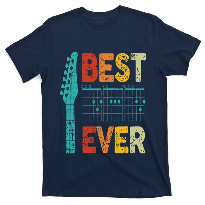 best guitar dad ever chords best dad guitar T-Shirt