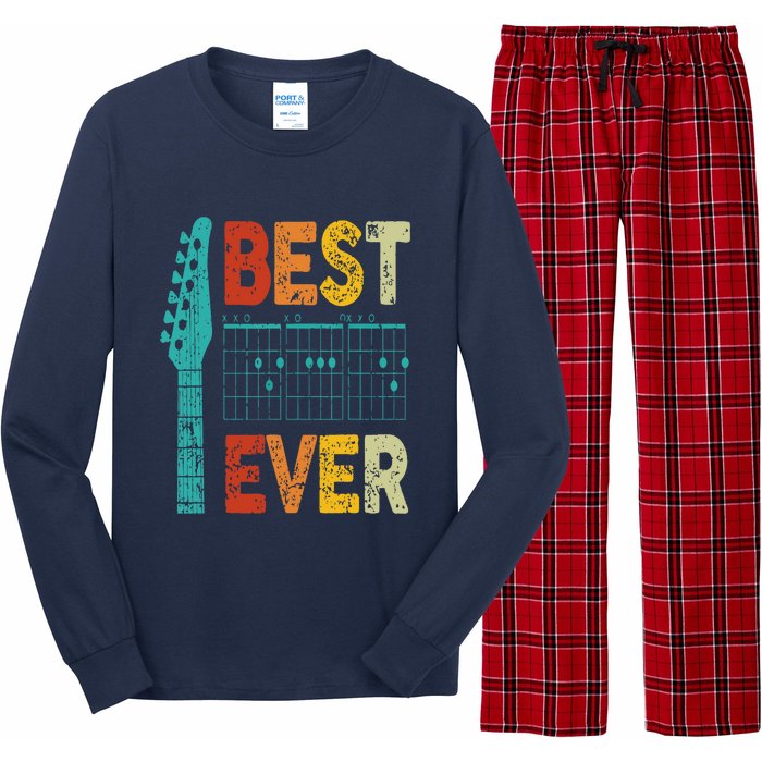 best guitar dad ever chords best dad guitar Long Sleeve Pajama Set