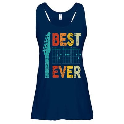 best guitar dad ever chords best dad guitar Ladies Essential Flowy Tank